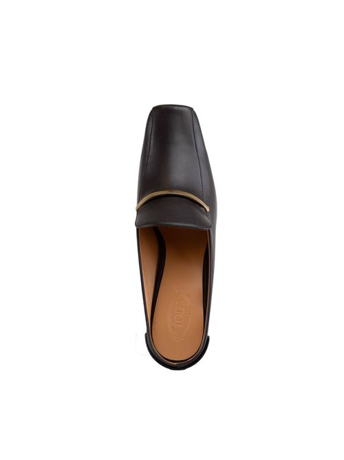 Sabot in pelle Marrone scuro TOD'S | XXW40L0IT70 SMXS808
